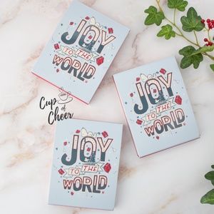 ✨$3 add on! 🎄Joy to the World Mini Notepads